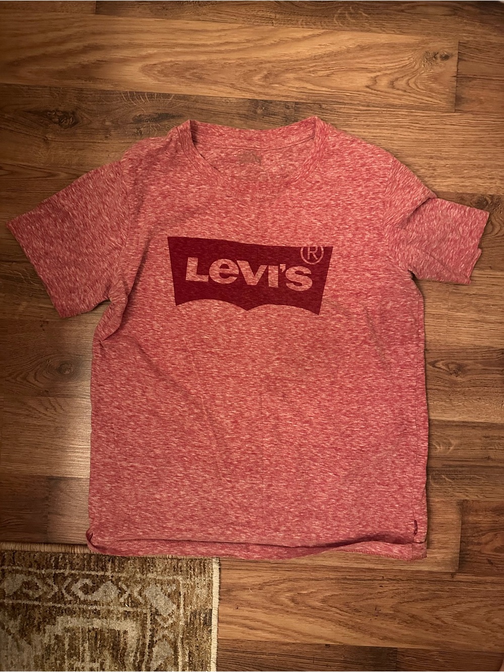Levi's Heathered Red Graphic Logo Tee
